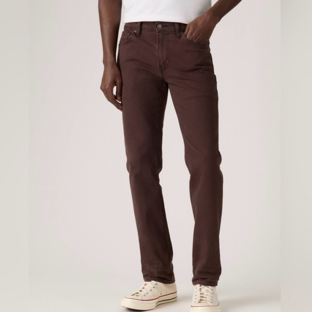 Levi’s 511 slim fit commuter jeans in brown - new with tags